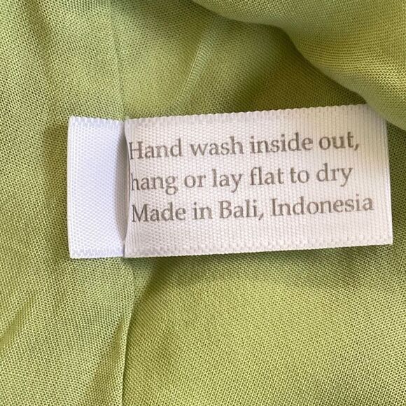 INDAH NWT Misha Bandeau Maxi Dress In Imagine Green Witchy Earth Goddess M/L - Picture 7 of 15